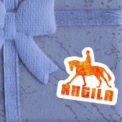 Cavalière Autocollant Angila Laptop Cavalière Autocollant Angila Laptop Image