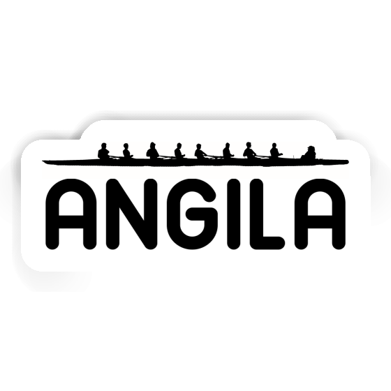 Aufkleber Angila Ruderboot Image