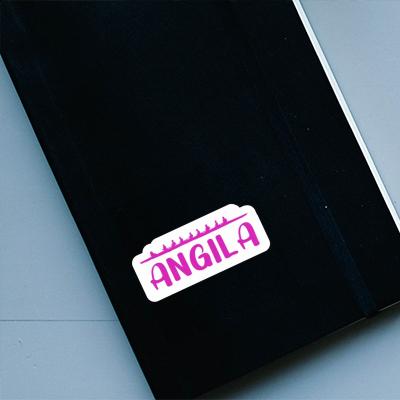 Aufkleber Ruderboot Angila Laptop Image