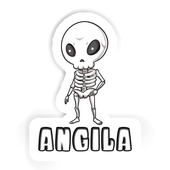 Skeleton Sticker Angila Skeleton Sticker Angila Image