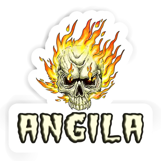 Autocollant Tête de mort Angila Gift package Image