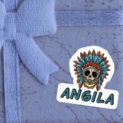 Bébé tête de mort Autocollant Angila Notebook Bébé tête de mort Autocollant Angila Gift package Image