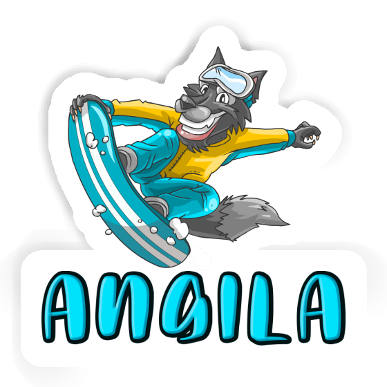 Autocollant Snowboardeur Angila Notebook Autocollant Snowboardeur Angila Gift package Image