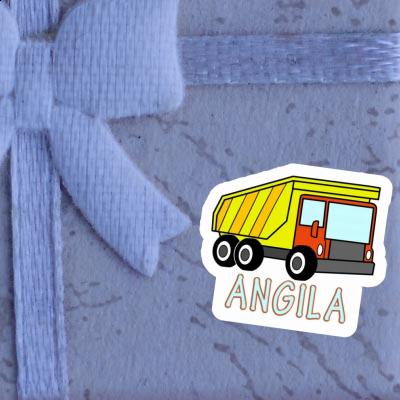 Angila Autocollant Tombereau Laptop Image