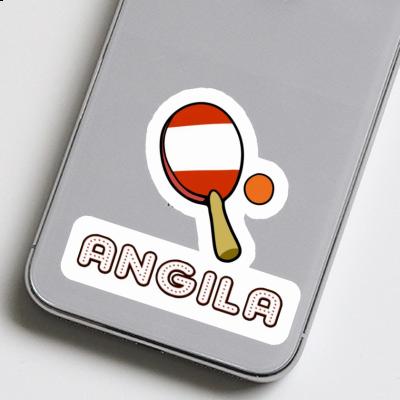 Angila Sticker Table Tennis Paddle Notebook Angila Sticker Table Tennis Paddle Gift package Image