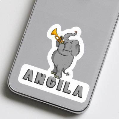 Autocollant Angila Eléphant trompette Notebook Autocollant Angila Eléphant trompette Notebook Image