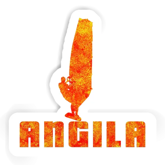 Autocollant Angila véliplanchiste Gift package Image