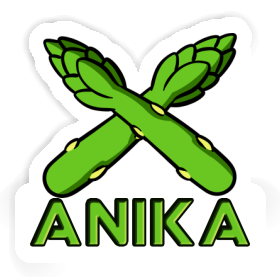 Aufkleber Spargel Anika Image