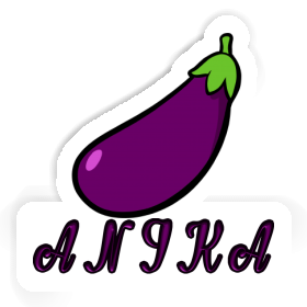 Aubergine Sticker Anika Image