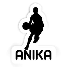 Aufkleber Basketballspieler Anika Image