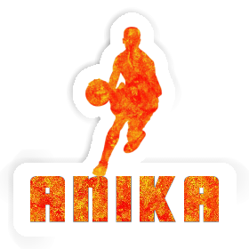 Anika Sticker Basketballspieler Image