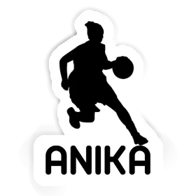 Anika Autocollant Joueuse de basket-ball Image