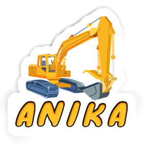 Anika Sticker Excavator Image