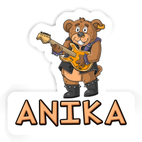 Guitarist Sticker Anika Image