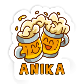 Autocollant Bière Anika Image