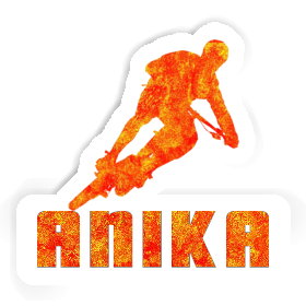 Biker Sticker Anika Image