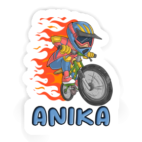 Aufkleber Freeride Biker Anika Image