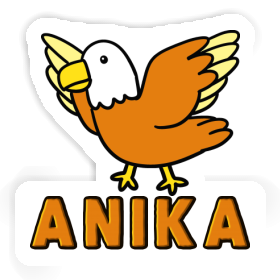 Vogel Aufkleber Anika Image