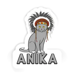 Sticker Indian Cat Anika Image