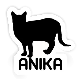 Aufkleber Katze Anika Image