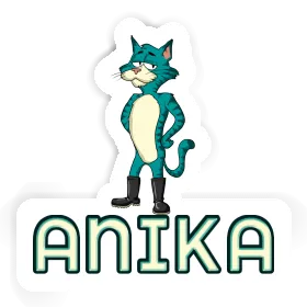 Sticker Anika Cat Image