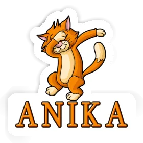 Sticker Anika Dabbing Cat Image