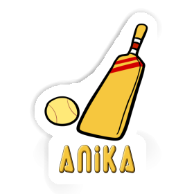 Cricket Bat Sticker Anika Image