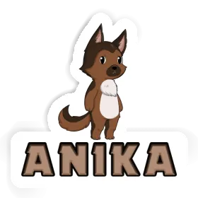 Deutscher Schäferhund Aufkleber Anika Image