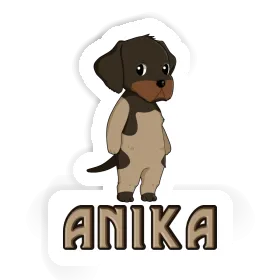 Sticker Anika German Wirehaired Image