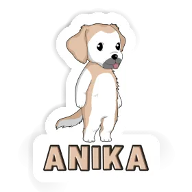 Autocollant Anika Golden Retriever Image