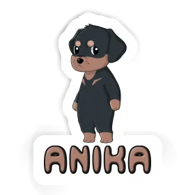 Rottweiler Aufkleber Anika Image