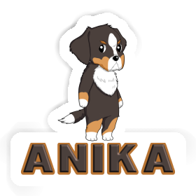 Aufkleber Anika Berner Sennenhund Image