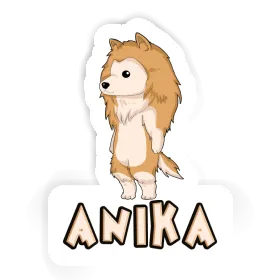 Anika Sticker Collie Image