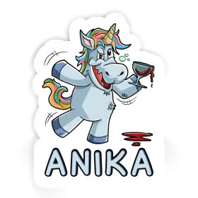 Anika Autocollant Licorne Image