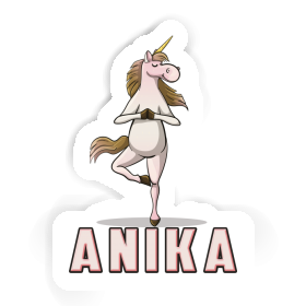 Sticker Anika Yoga Unicorn Image