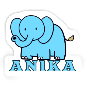 Éléphant Autocollant Anika Image