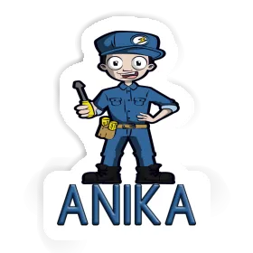 Elektriker Sticker Anika Image