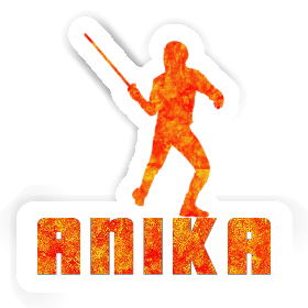 Anika Sticker Fencer Image