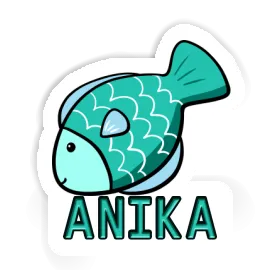 Fisch Aufkleber Anika Image