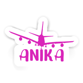 Anika Sticker Airplane Image