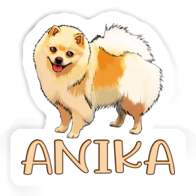 Autocollant Spitz allemand Anika Image