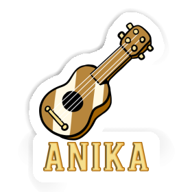 Aufkleber Gitarre Anika Image