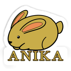 Anika Autocollant Lapin Image