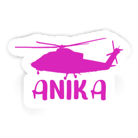 Anika Sticker Helicopter Image