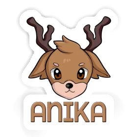 Sticker Deerhead Anika Image