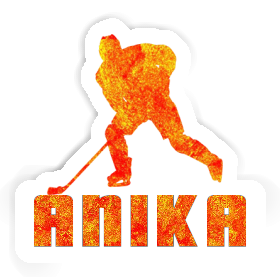 Hockey Player Sticker Anika Image