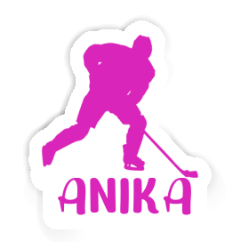 Anika Aufkleber Eishockeyspielerin Image