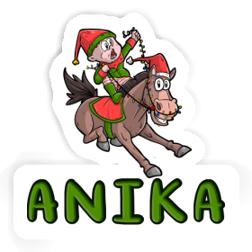 Anika Autocollant Cheval Image