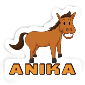 Anika Autocollant Cheval Image