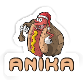 Hot Dog Sticker Anika Image